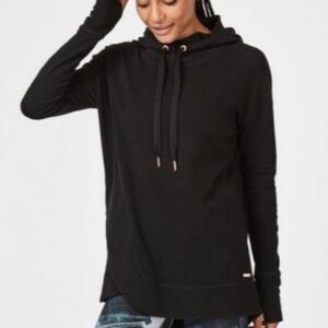 Sweaty Betty black escape luxe soft hoodie M